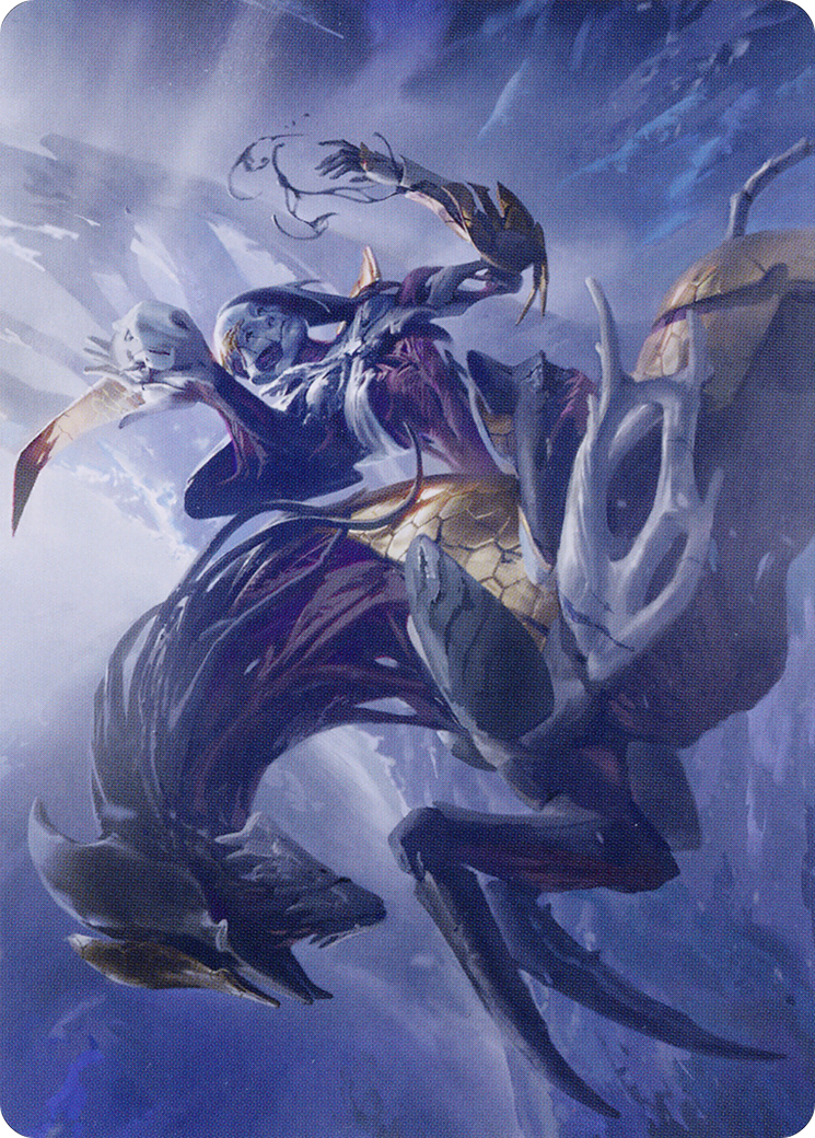 Ria Ivor, Bane of Bladehold // Ria Ivor, Bane of Bladehold (AONE-053) - Phyrexia: All Will Be One Art Series (Borderless) Foil
