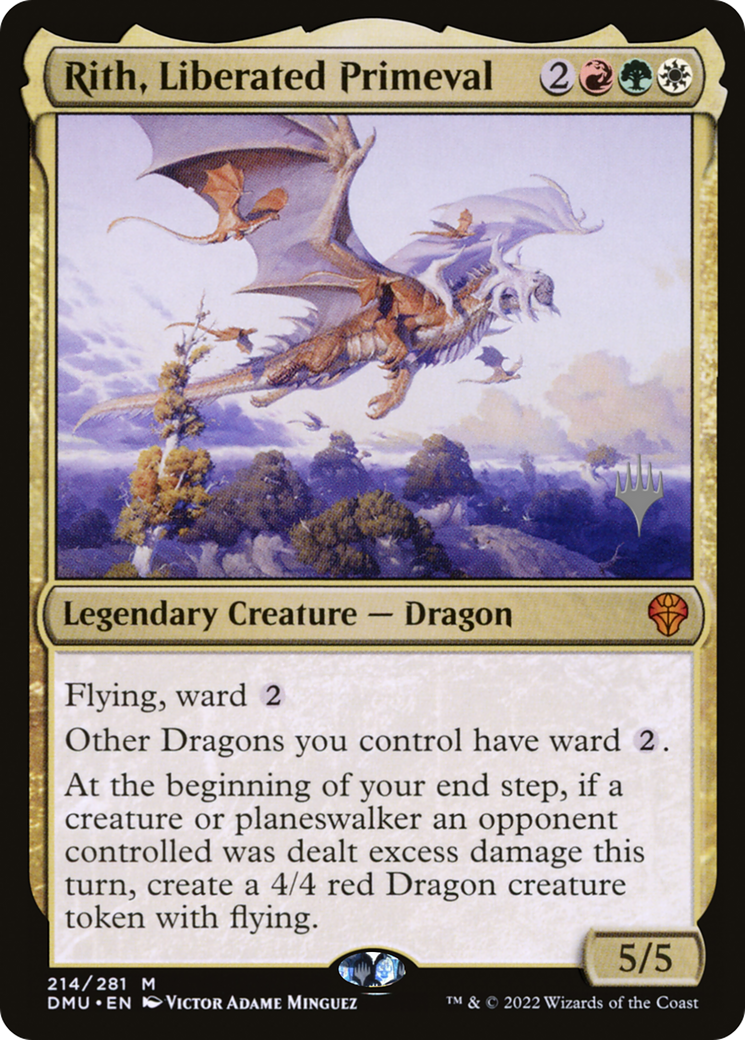 Rith, Liberated Primeval (PPDMU-214P) - Dominaria United Promos Foil
