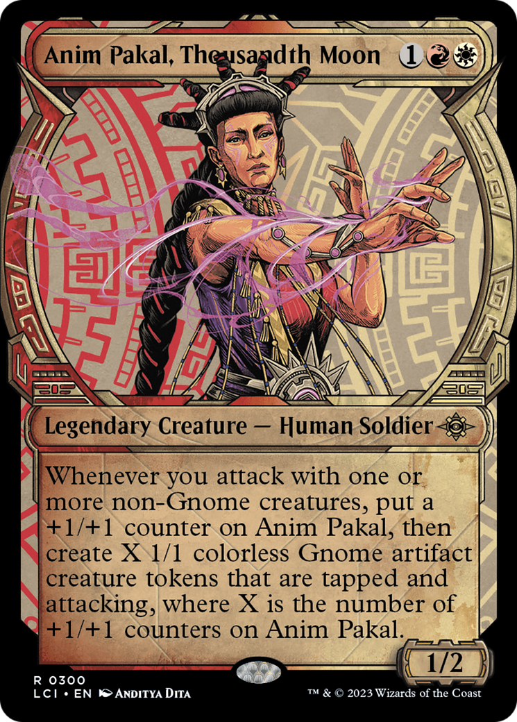 Anim Pakal, Thousandth Moon (LCI-300) - The Lost Caverns of Ixalan: (Showcase) Foil
