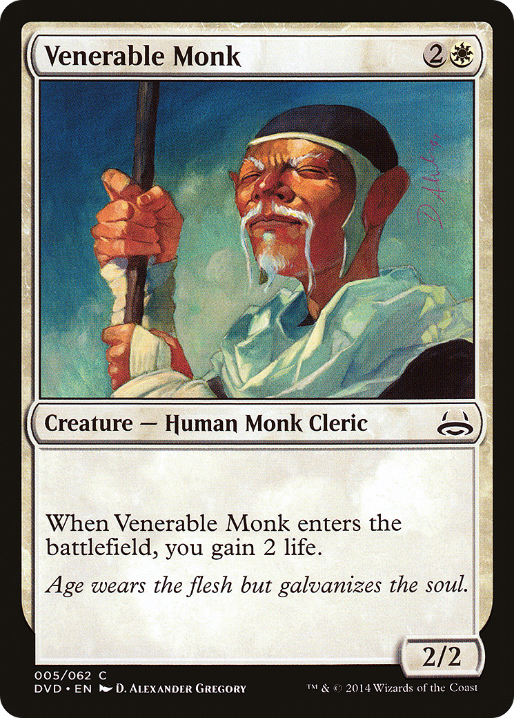 Venerable Monk (DD3-005) - Duel Decks Anthology: Divine vs. Demonic