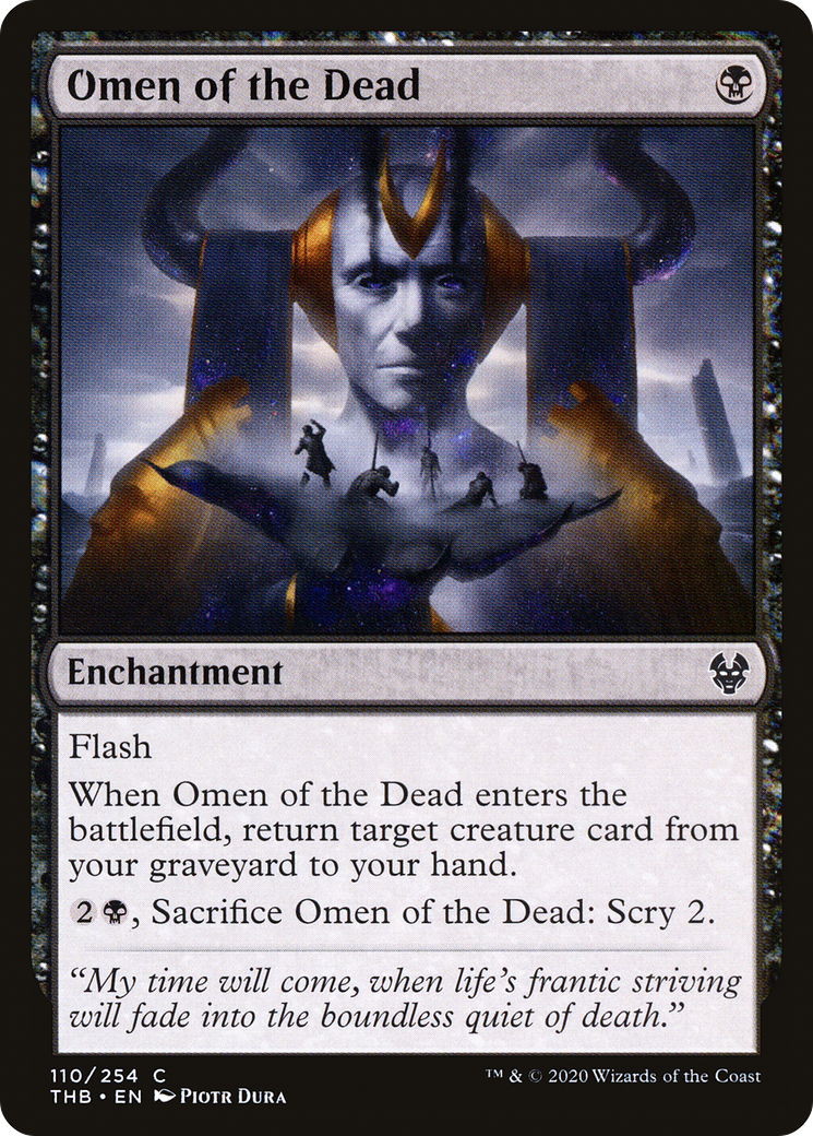 Omen of the Dead (THB-110) - Theros Beyond Death