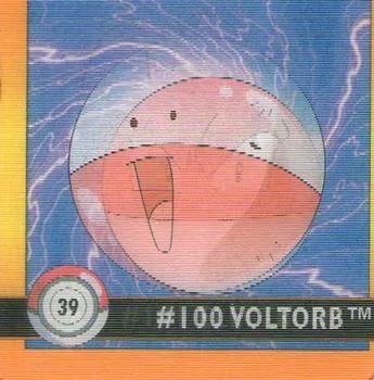Voltorb & Electrode (39) [1999 Pokemon Action Flipz Premier Edition]