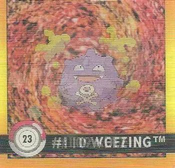 Koffing & Weezing (23) [1999 Pokemon Action Flipz Premier Edition]