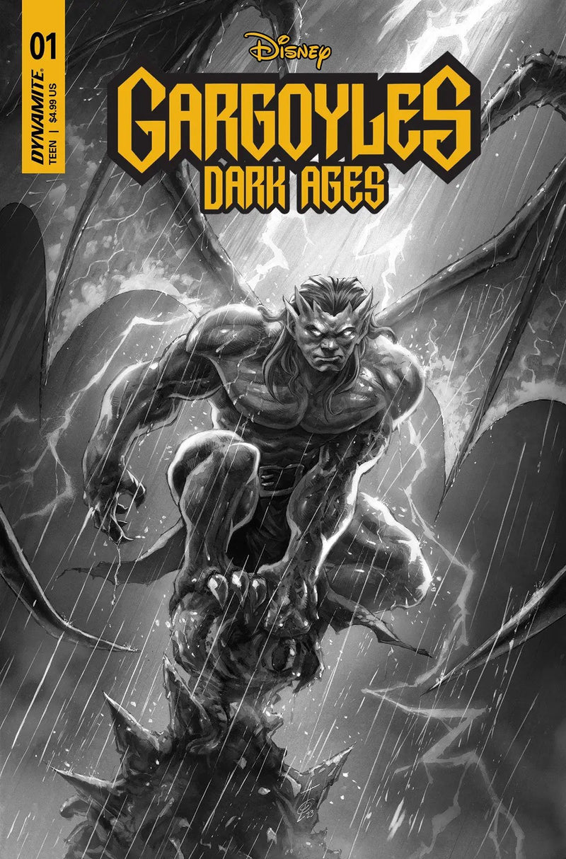 Gargoyles Dark Ages #1 M 1:15 Alan Quah B&W Variant (07/05/2023) Dynamite