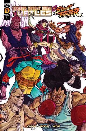 Teenage Mutant Ninja Turtles Tmnt Vs. Street Fighter #4 (Of 5) D 1:25 Federici (10/11/2023) Idw
