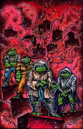 Teenage Mutant Ninja Turtles 2024 #10 F 1:10 Kevin Eastman B&W (07/16/2025) Idw