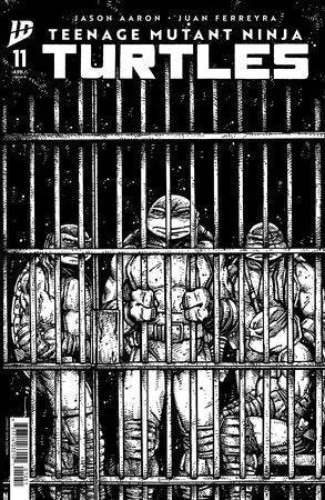 Teenage Mutant Ninja Turtles #11 F 1:10 Kevin Eastman B&W Variant (08/27/2025) Idw