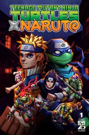 Teenage Mutant Ninja Turtles X Naruto #1 D Andres Moncayo Variant SIGNED Caleb Goellner (11/20/2024) Idw