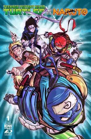 Teenage Mutant Ninja Turtles X Naruto #1 E Vincenzo Federici Variant SIGNED Caleb Goellner (11/20/2024) Idw