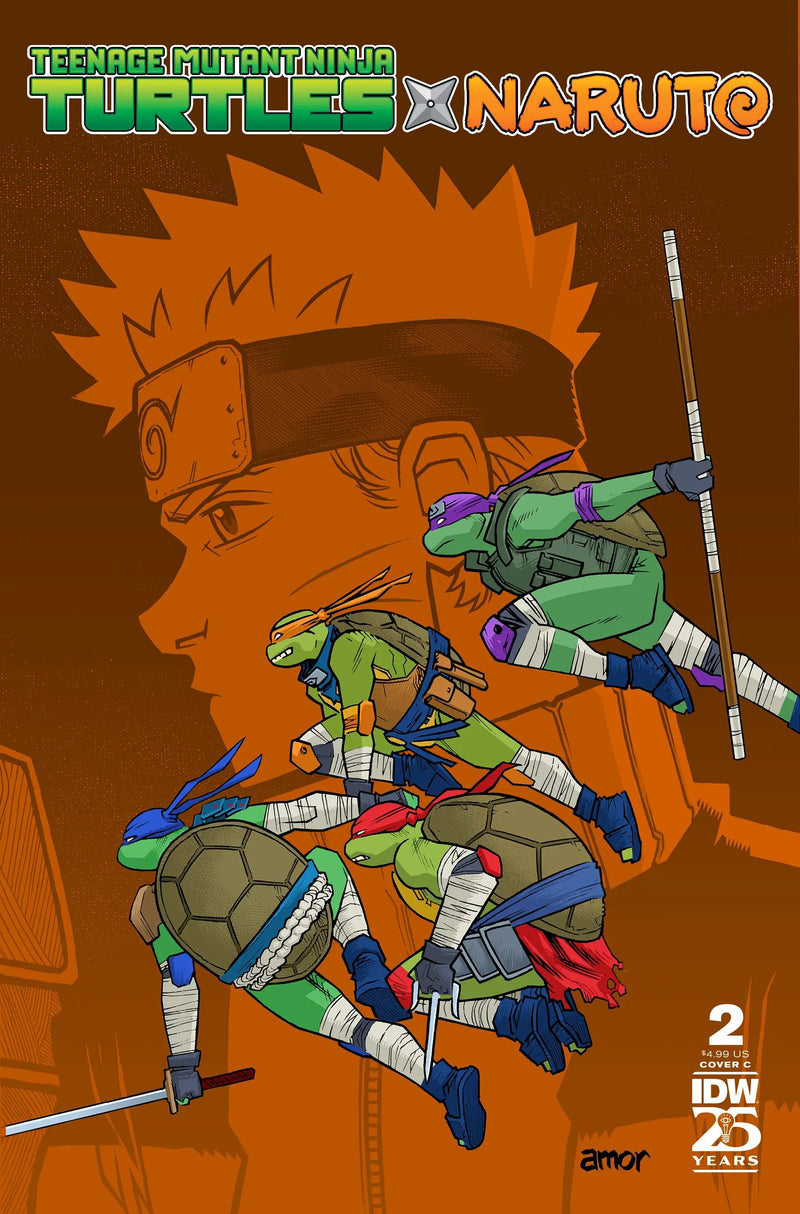 Teenage Mutant Ninja Turtles X Naruto #2 C John Amor Variant (01/22/2025) Idw