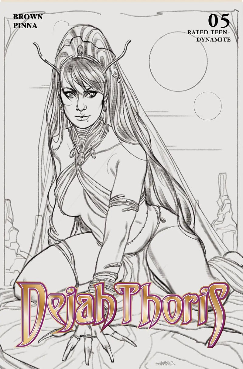 Dejah Thoris (2023) #5 G 1:10 Joshua Swaby Sway Line Art Variant (07/19/2023) Dynamite