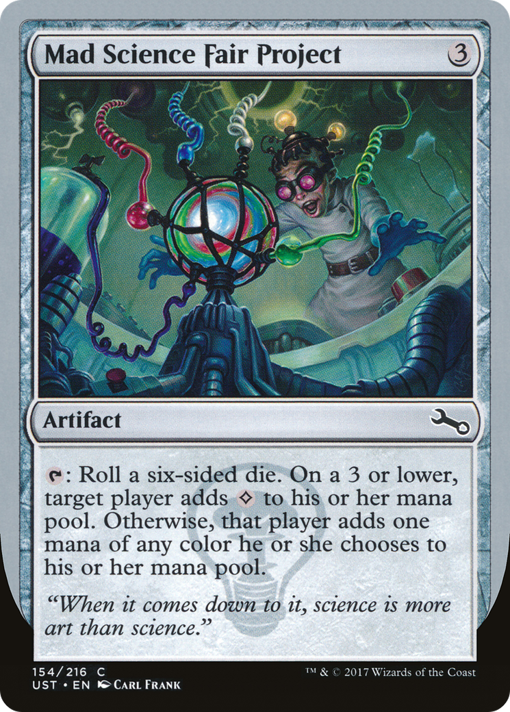 Mad Science Fair Project (UST-154) - Unstable Foil