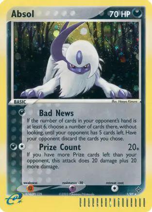 Absol 001/97 - Dragon Holofoil