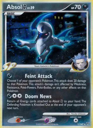 Absol G 001/147 - Supreme Victors Holofoil
