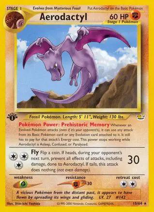 Aerodactyl 015/64 - Neo Revelation 1st Edition