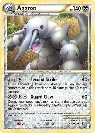 Aggron 001/102 - Triumphant Reverse Holofoil