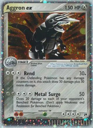 Aggron ex 095/100 - Sandstorm Holofoil