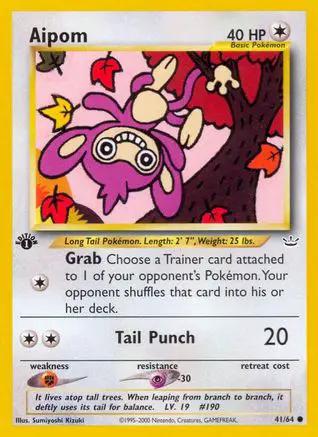 Aipom 041/64 - Neo Revelation 1st Edition