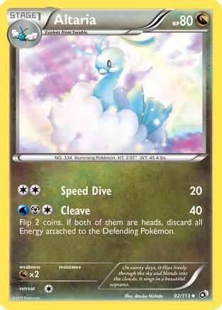 Altaria 092/113 - Legendary Treasures