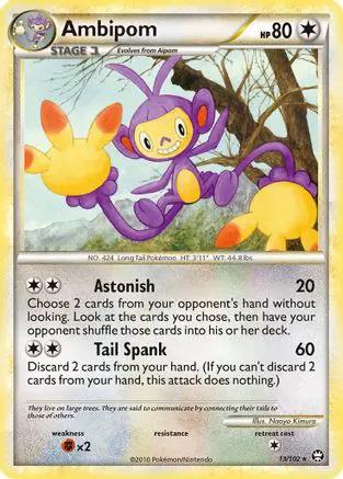 Ambipom 013/102 - Triumphant Reverse Holofoil
