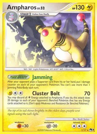 Ampharos 001/017 - POP Series 7 Holofoil