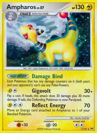 Ampharos 001/127 - Platinum Holofoil