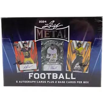 2024 Leaf Metal Football Hobby Box