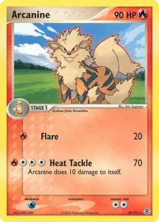 Arcanine 018/112 - FireRed & LeafGreen Reverse Holofoil