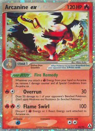 Arcanine ex 083/92 - Legend Maker Holofoil