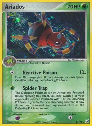 Ariados 002 - Unseen Forces - Reverse Holofoil