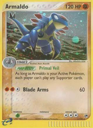 Armaldo 001/100 - Sandstorm Holofoil