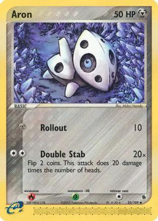 Aron 025/109 - Ruby and Sapphire Reverse Holofoil