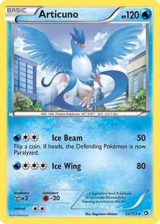 Articuno 032/113 - Legendary Treasures Holofoil