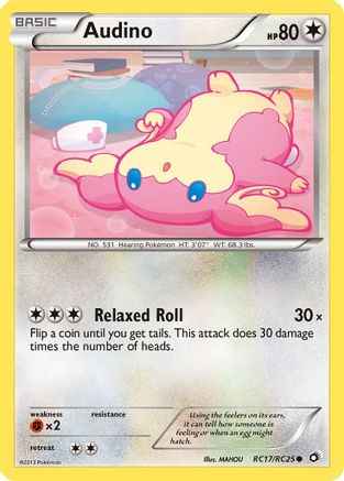 Audino RC17/RC25 - Legendary Treasures Radiant Collection Holofoil