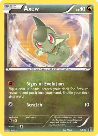 Axew 012/20 - Dragon Vault Holofoil
