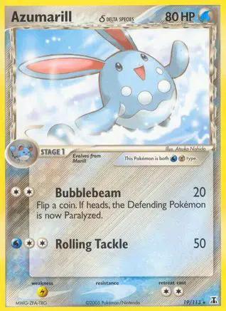 Azumarill (Delta Species) 019/113 - Delta Species Reverse Holofoil