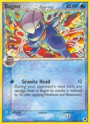 Bagon (Delta Species) 043/101 - Dragon Frontiers Reverse Holofoil