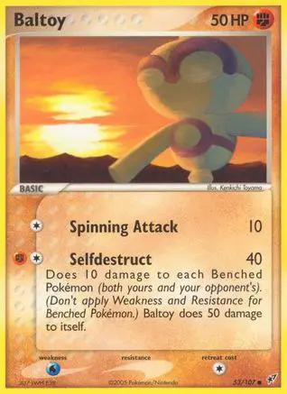 Baltoy 053/107 - Deoxys Reverse Holofoil