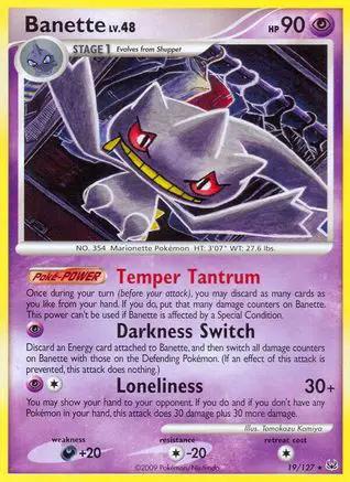 Banette 019/127 - Platinum Reverse Holofoil