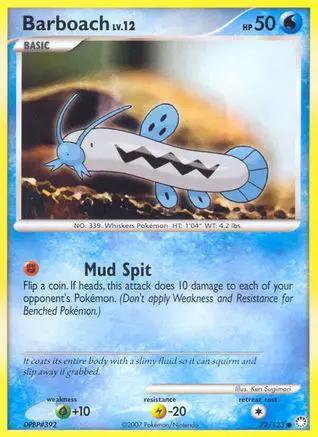 Barboach 072/123 - Mysterious Treasures Reverse Holofoil
