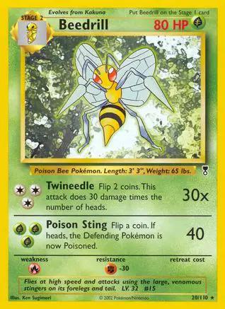Beedrill 020/110 - Legendary Collection Reverse Holofoil