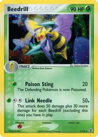 Beedrill 001/112 - FireRed & LeafGreen Holofoil