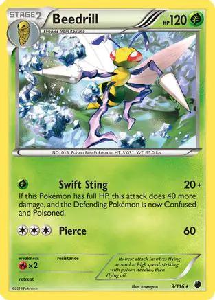 Beedrill 003/116 - Plasma Freeze Reverse Holofoil