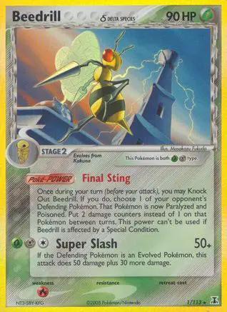 Beedrill (Delta Species) 001/113 - Delta Species Holofoil