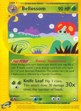 Bellossom 005/147 - Aquapolis Reverse Holofoil