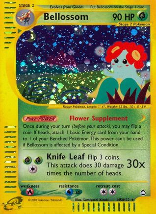 Bellossom (H5) 0H5 - Aquapolis - Holofoil