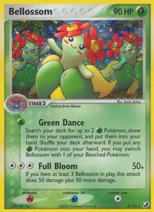 Bellossom 003 - Unseen Forces - Reverse Holofoil