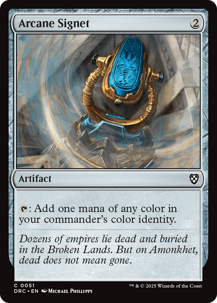 Arcane Signet (DRC-051) - Commander: Aetherdrift