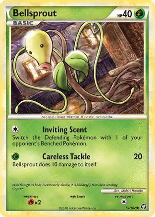 Bellsprout 057/102 - Triumphant Reverse Holofoil