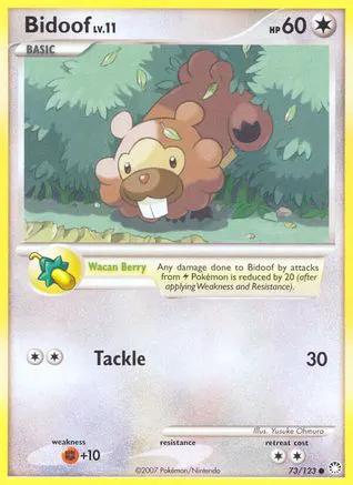 Bidoof 073/123 - Mysterious Treasures